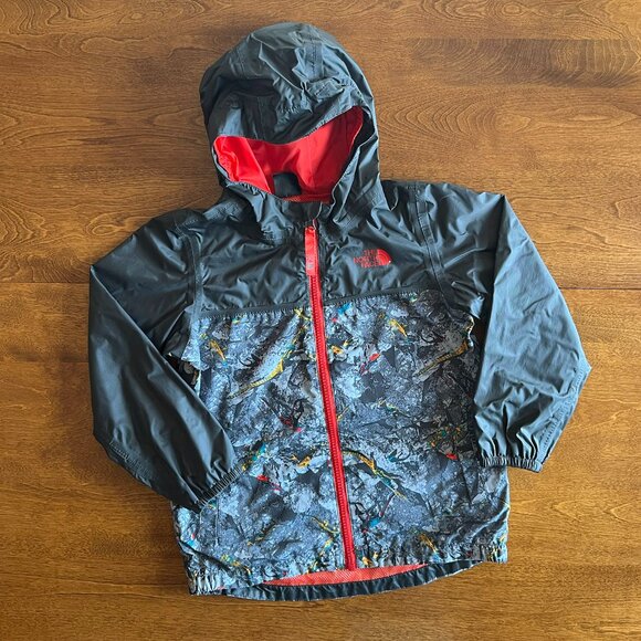 The North Face speckle lizard rainjacket 5T - Picture 1 of 11